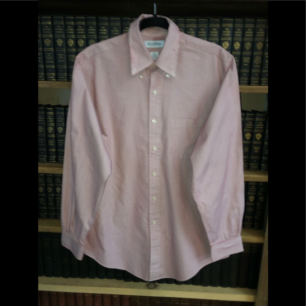 Brooks Brothers slim fit mens dress shirt